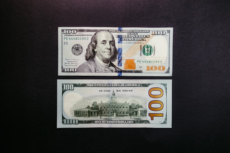 us dollar printed