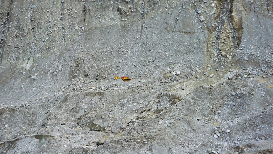 Photo drilling through Precambrian rock