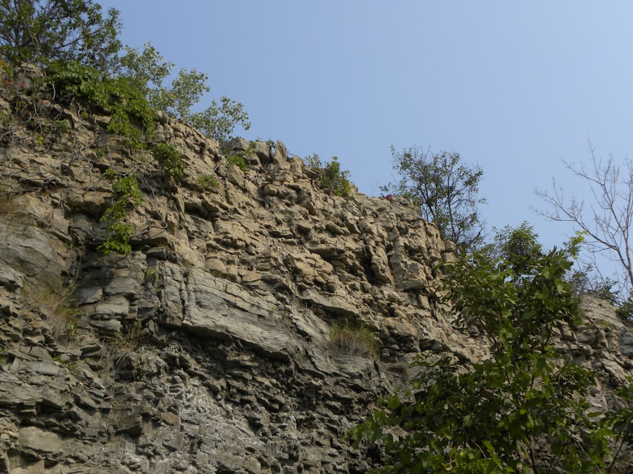 Photo drilling through Precambrian rock