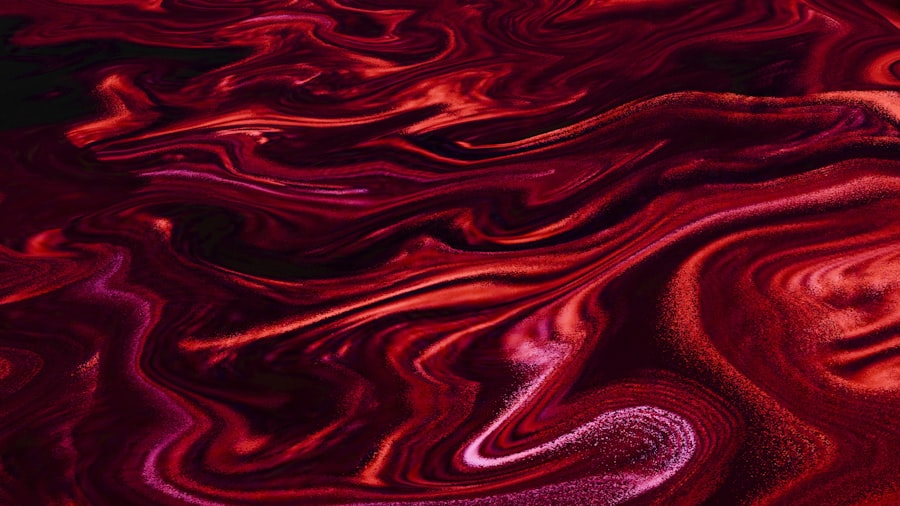 Photo dried blood plasma