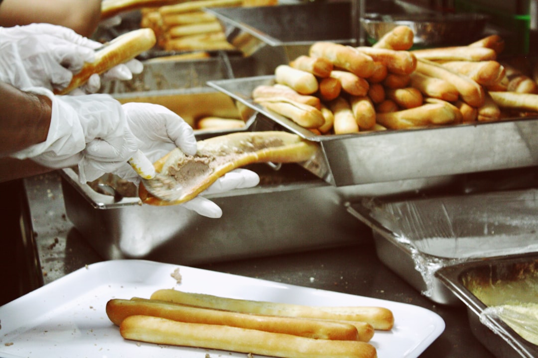 Photo hot dog ingredients