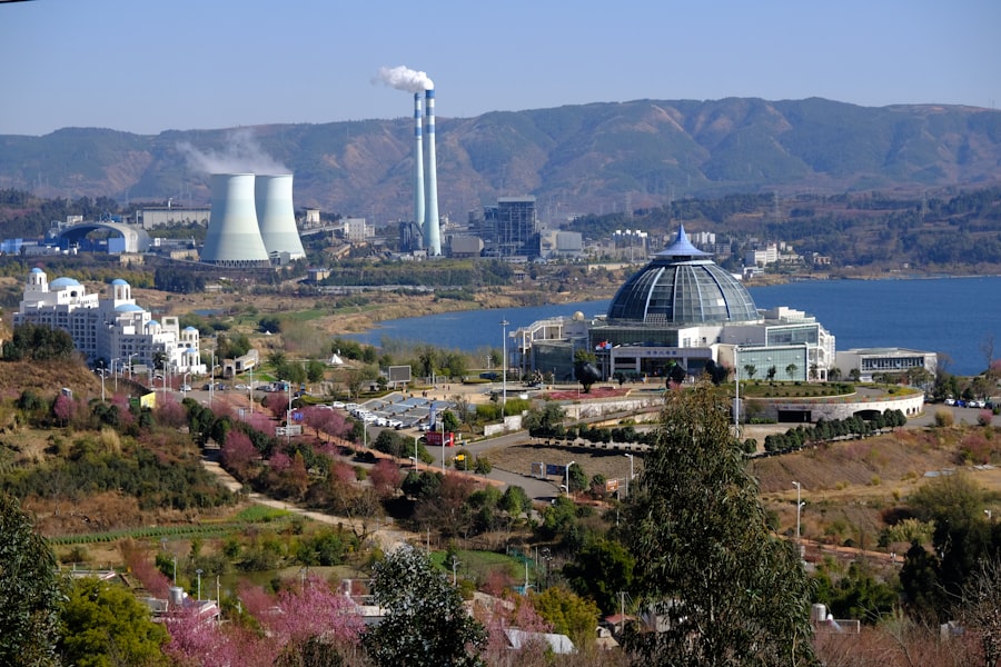 Photo nuclear powered city