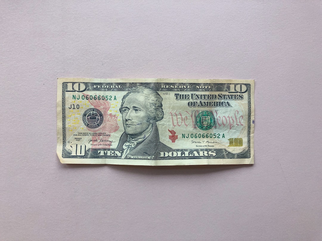 Photo us dollar printed