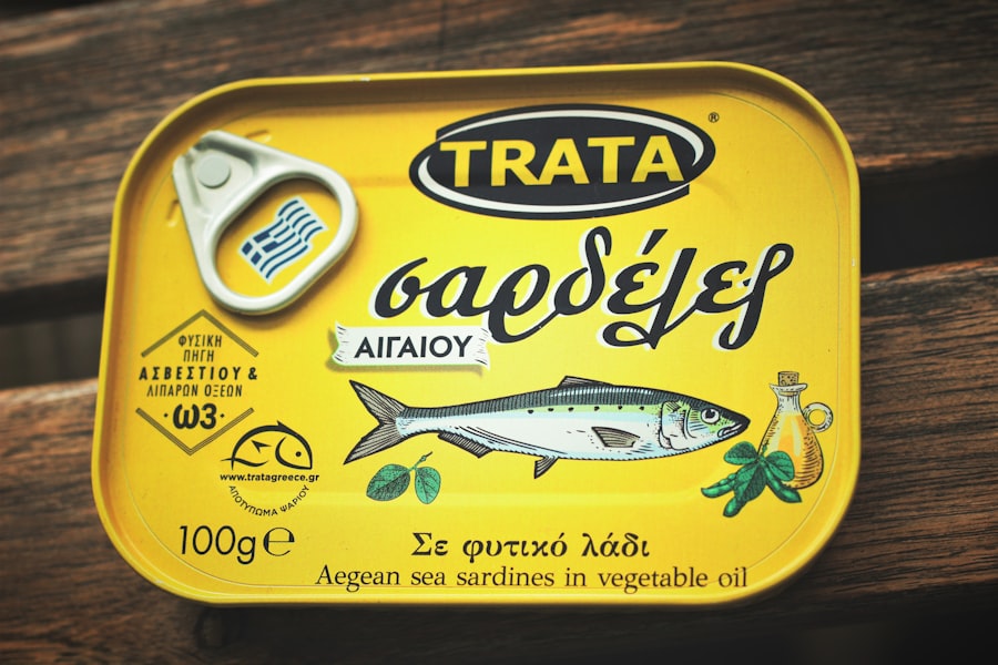 Photo sustainable canned tuna