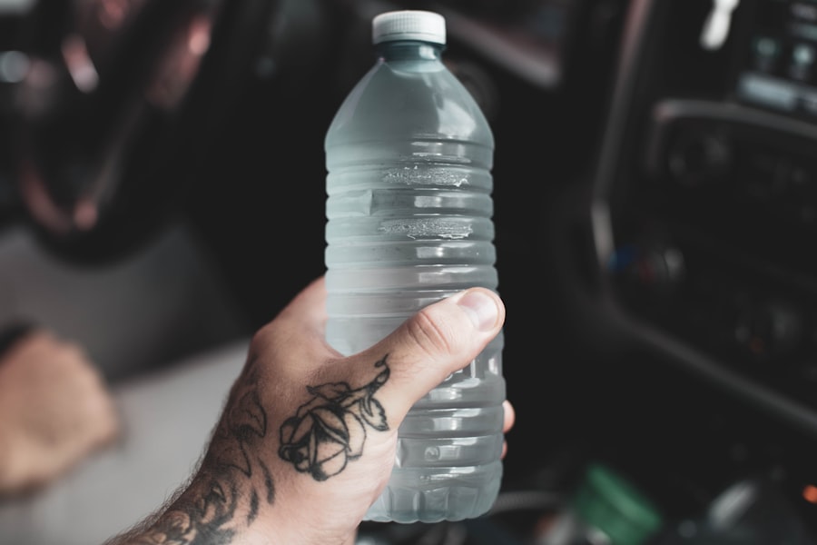 Photo bottled water source disclosure