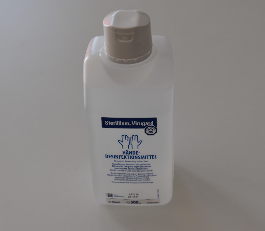 Photo bottled water quality testing