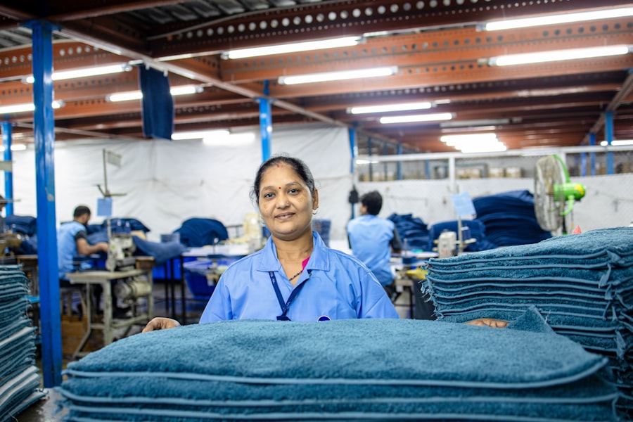 Photo textile manufacturing pollution facts