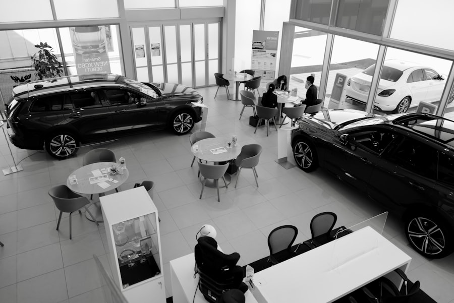 Photo car dealership