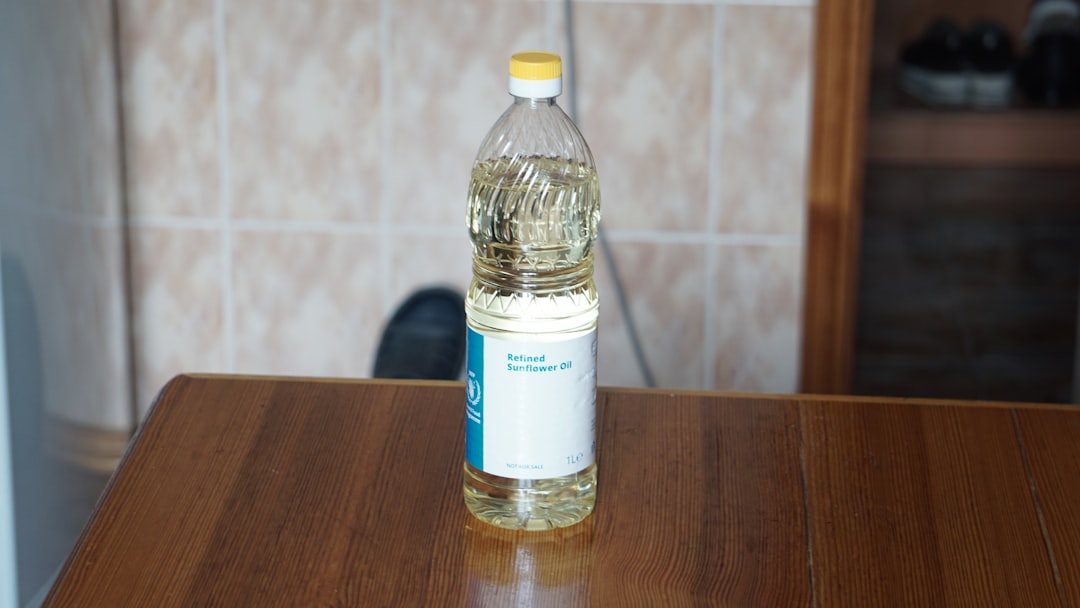 Photo brominated vegetable oil