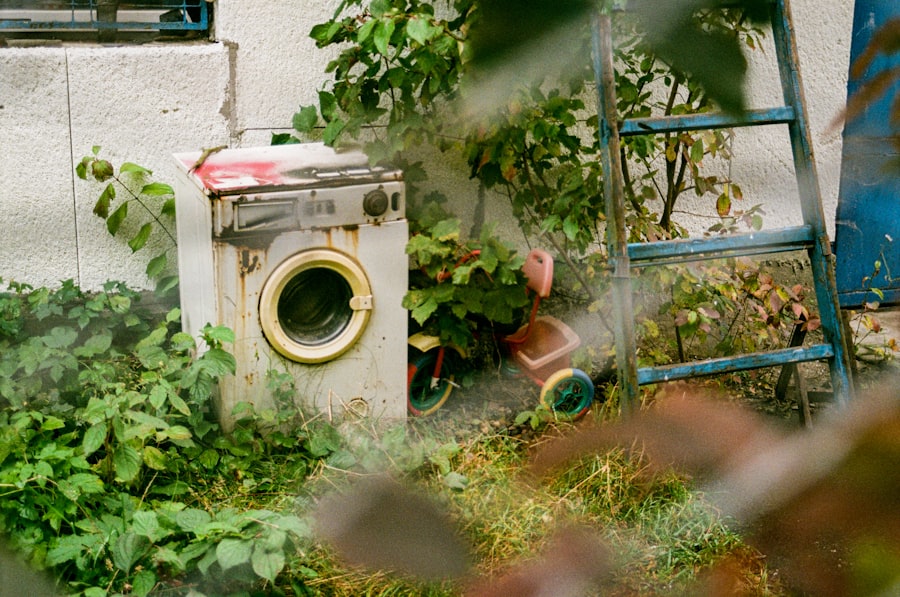 Photo repairable washing machine