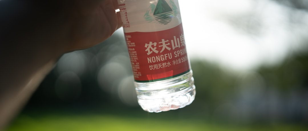 Photo bottled water marketing