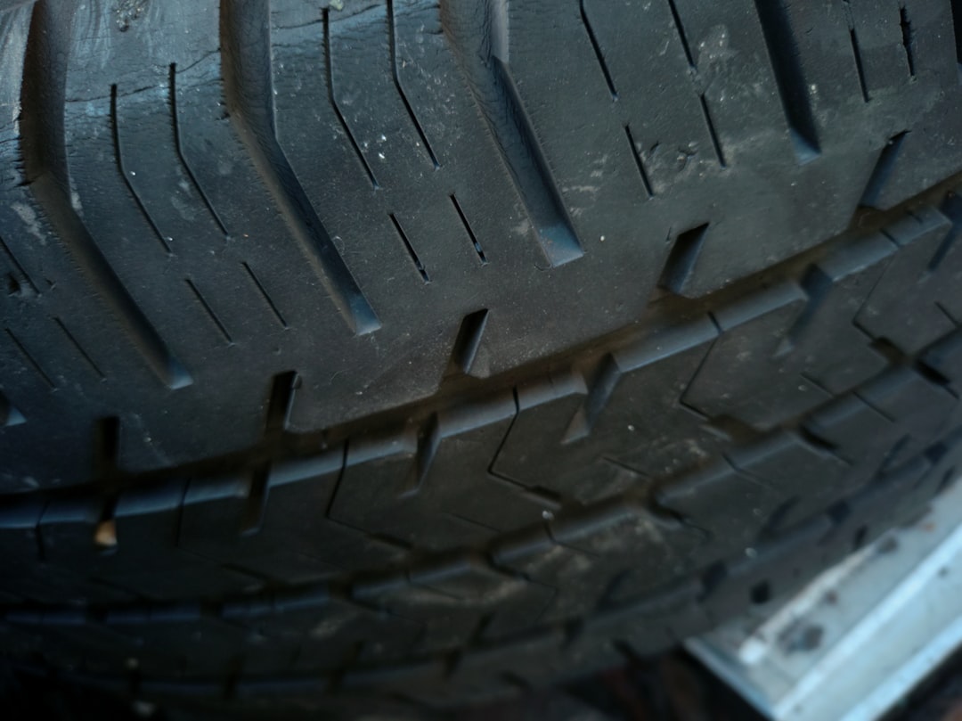Photo tire wear particles