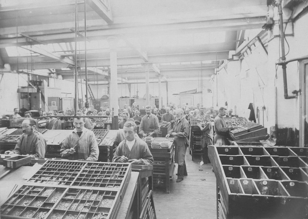 Photo 1900s factory schedule