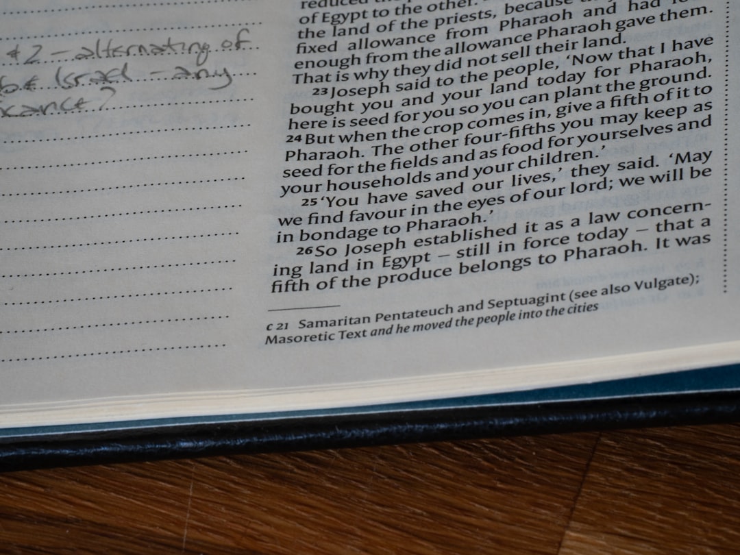 Photo handwritten notes