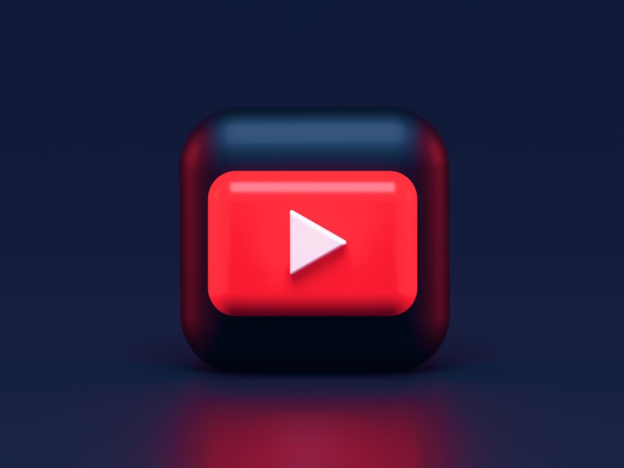 Photo streaming play button