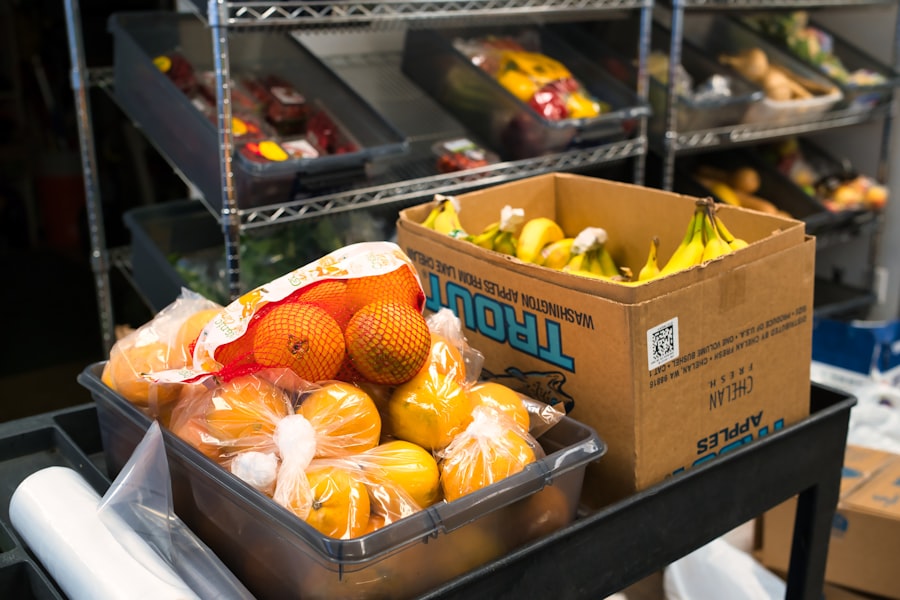 Photo modern food distribution