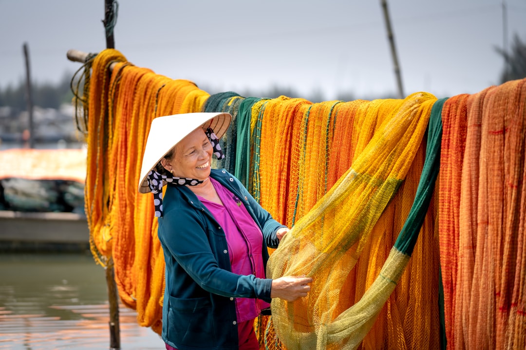 Photo salmon dyeing