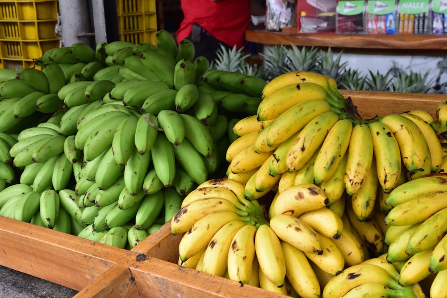 Photo bananas ripen